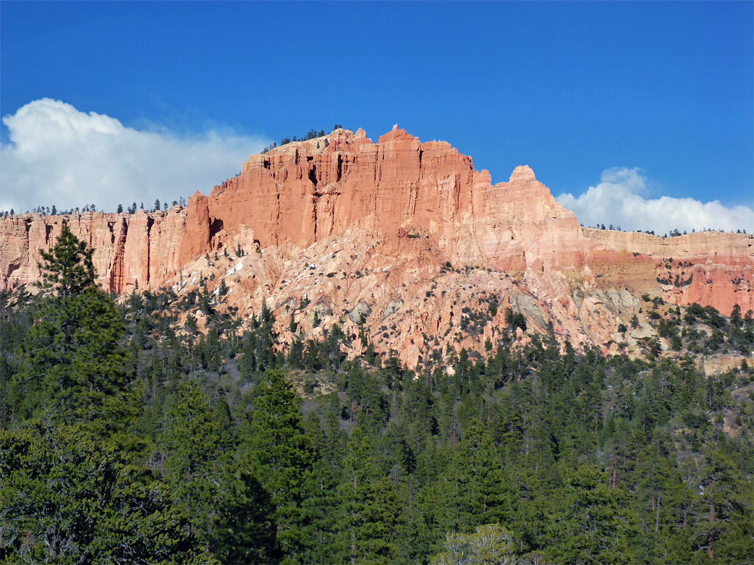 Orange cliffs