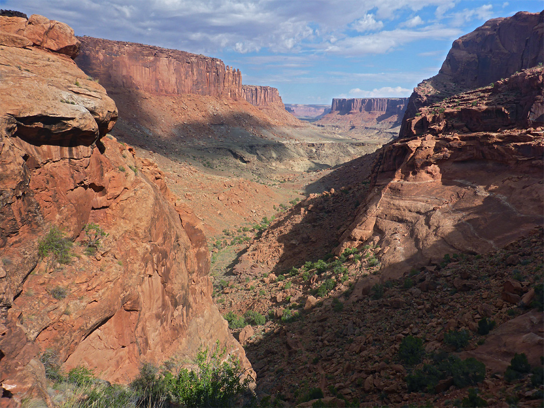 Red cliffs