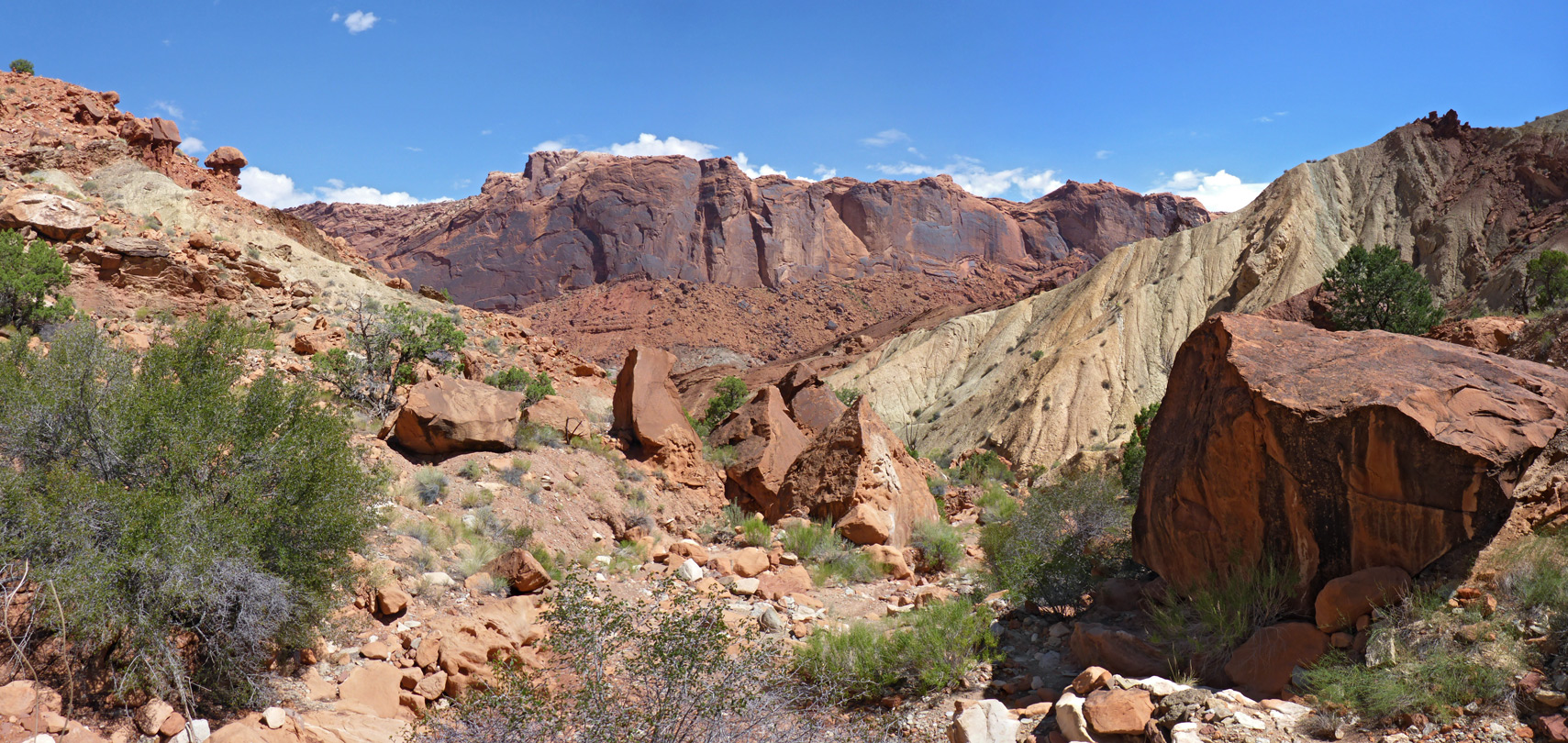 Large boulders