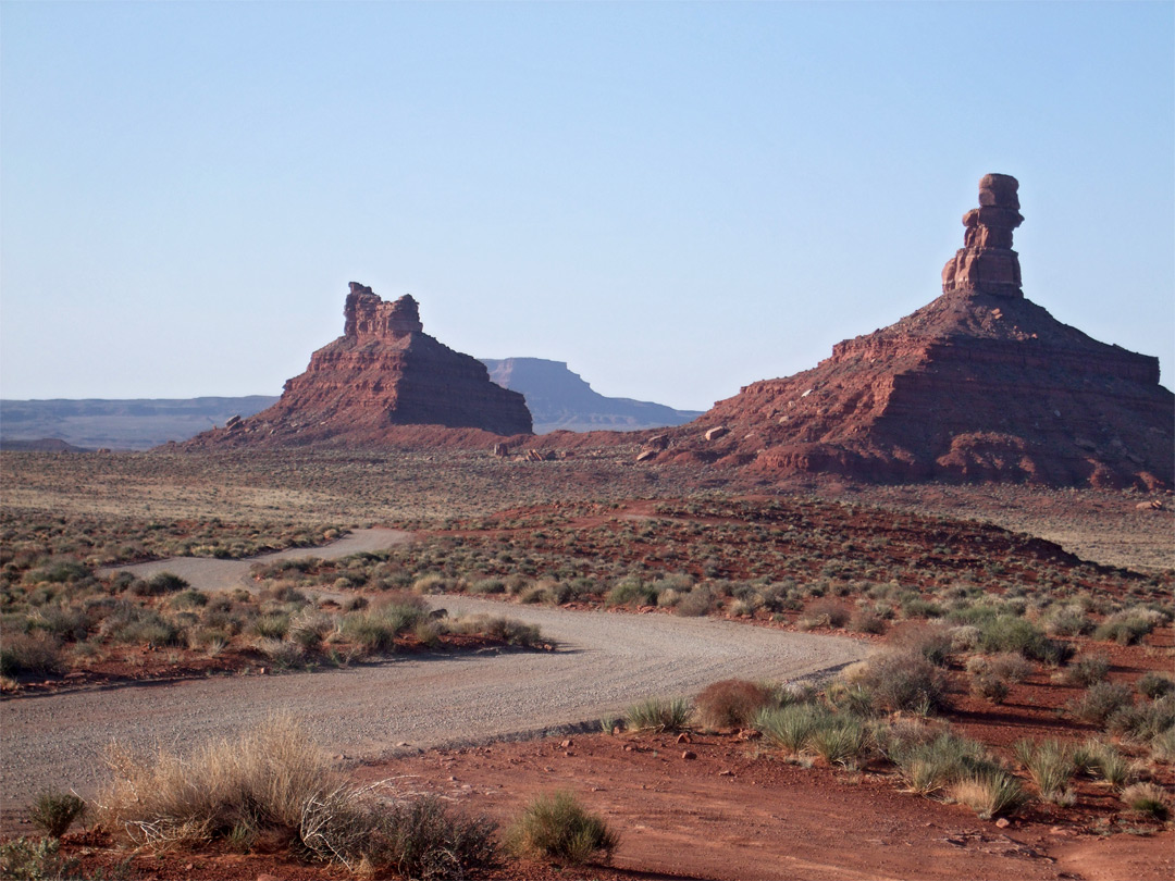 Road through the valley - view south