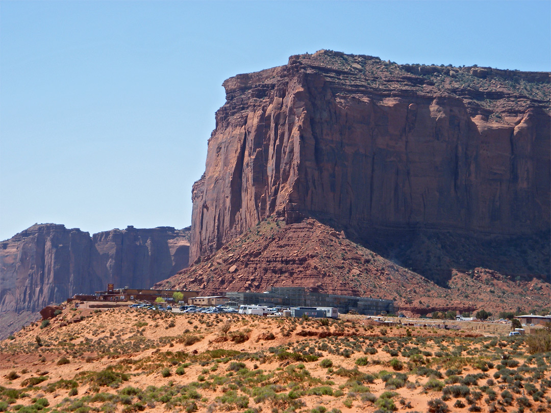 The visitor center