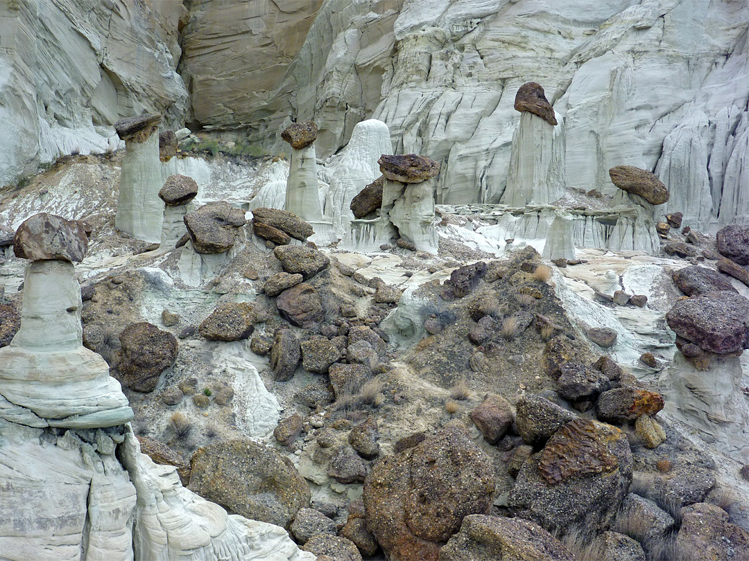 Boulders and hoodoos