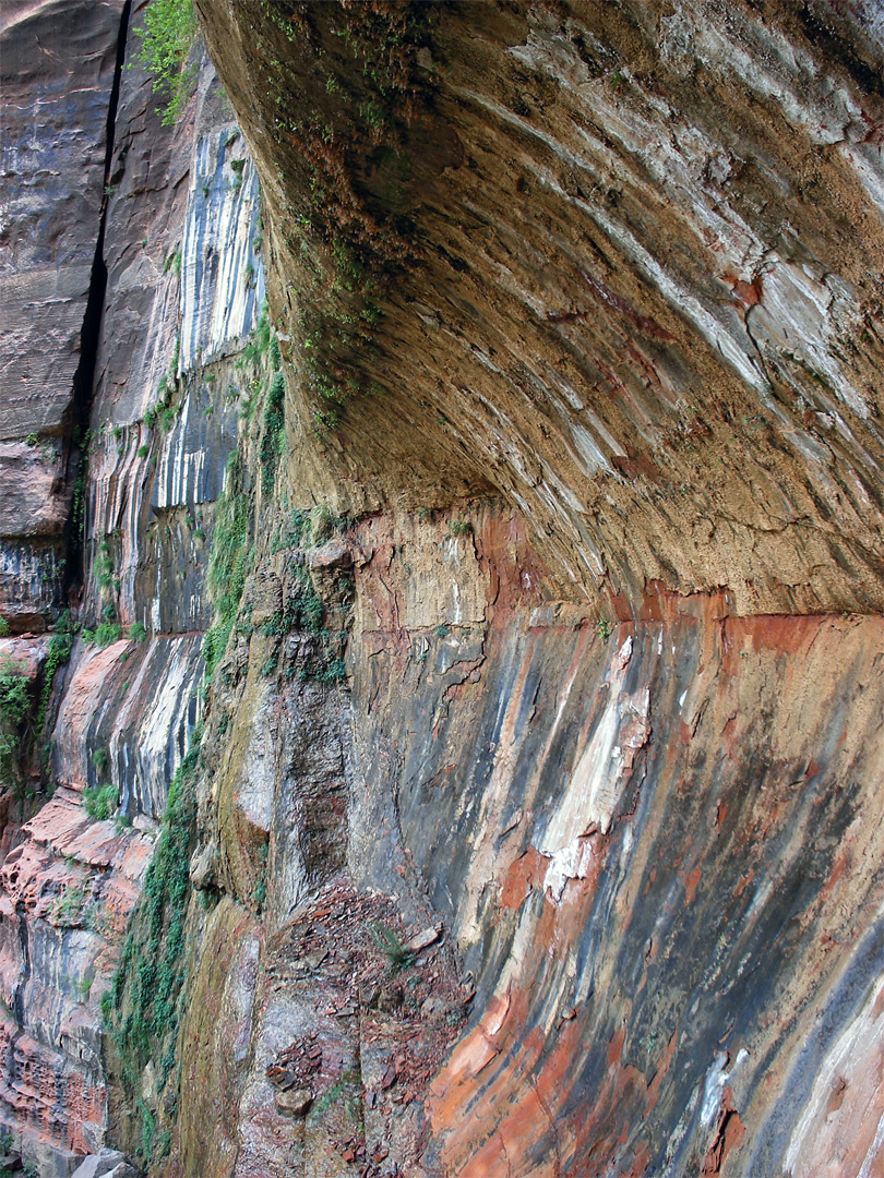 Colorful cliff