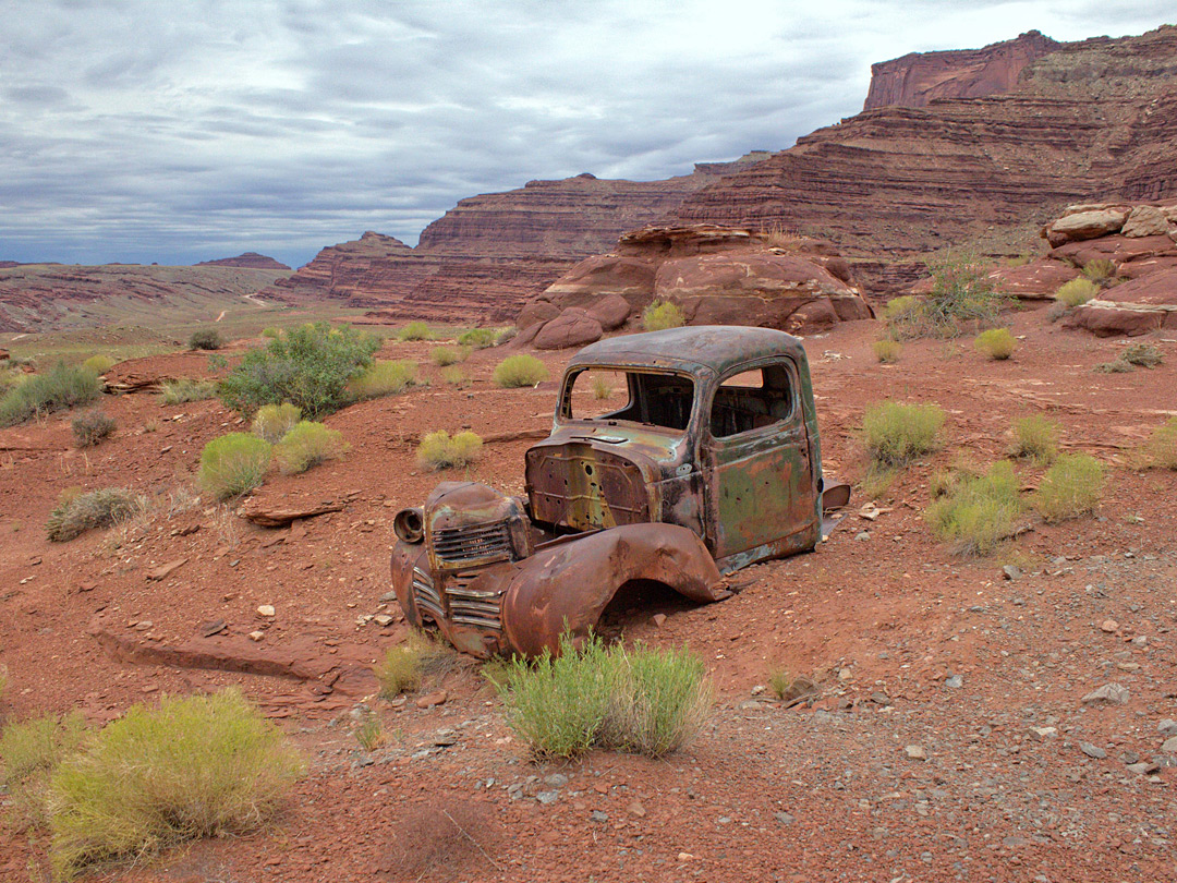 Abandoned truck