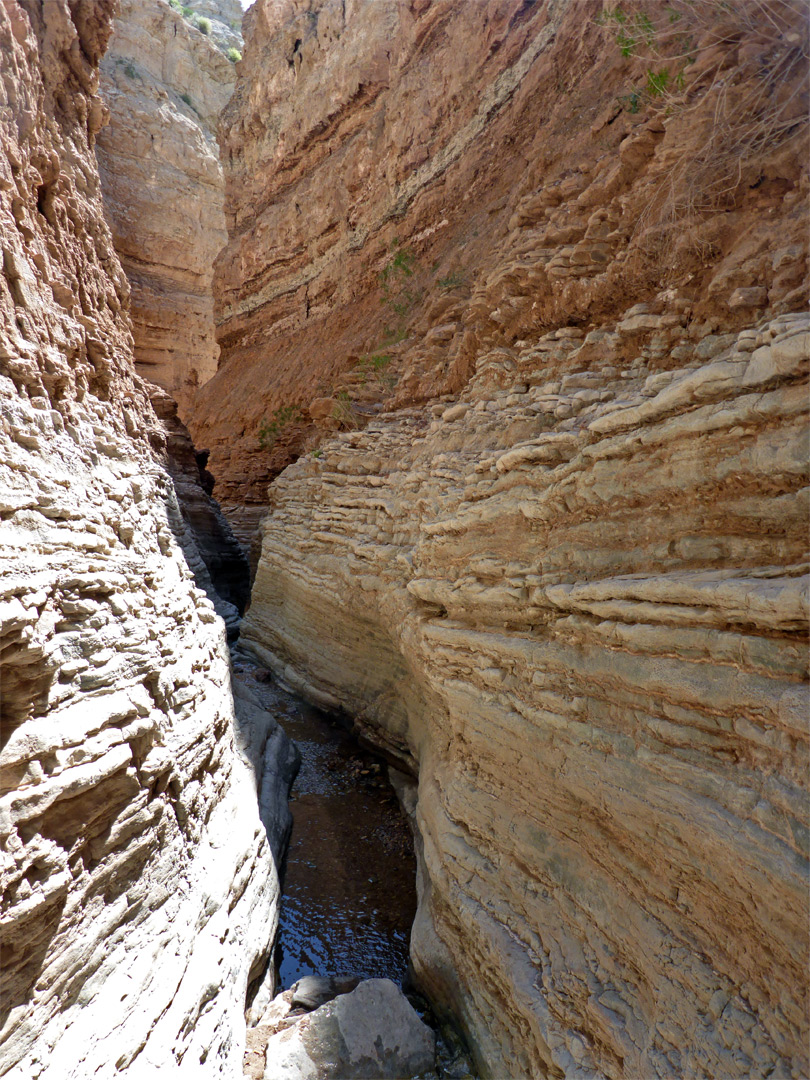 Thin-layered cliffs