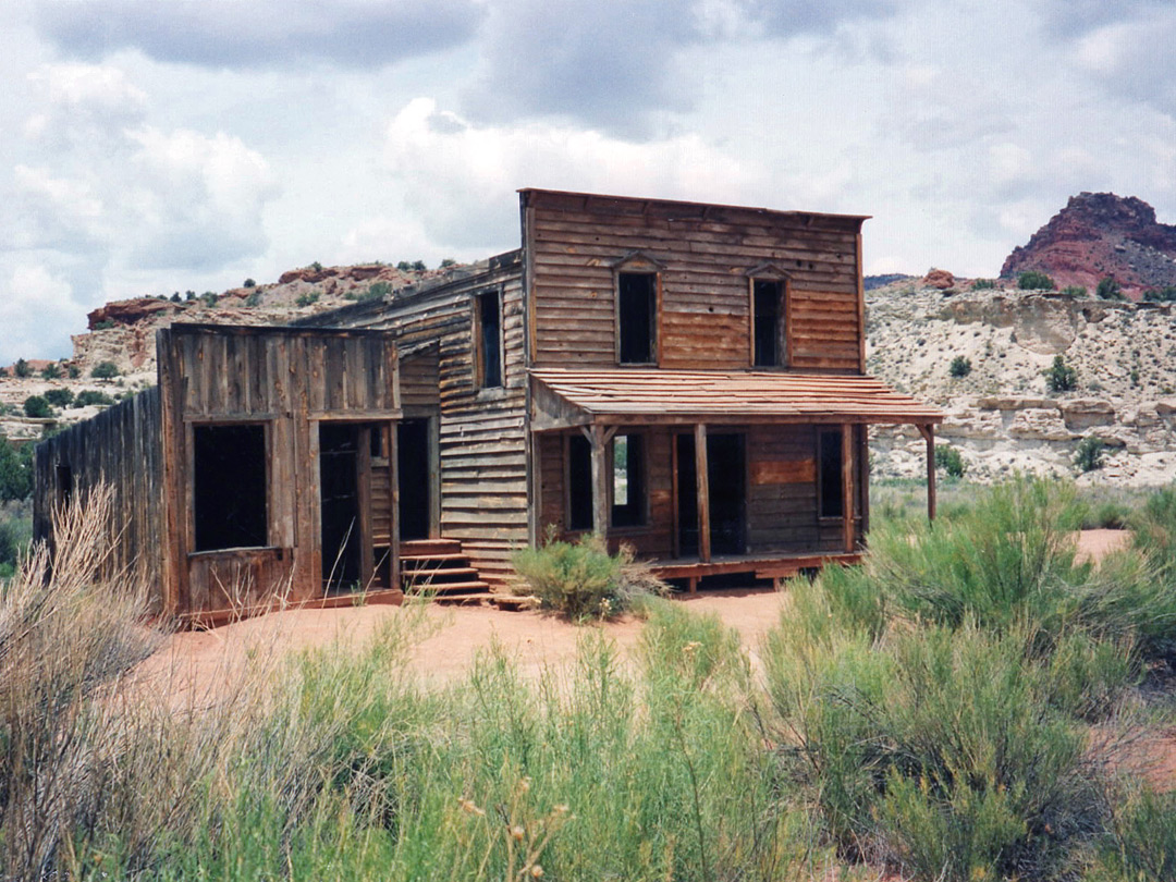 Building in the Paria movie set