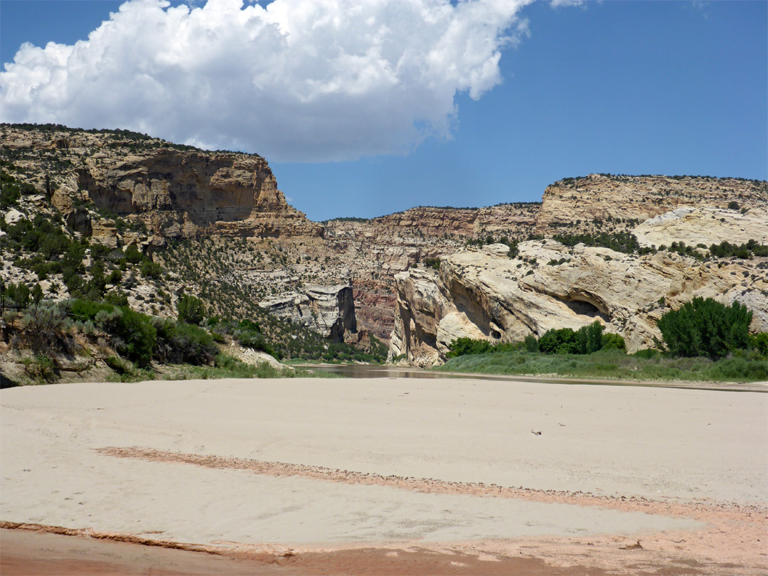 Sandy beach