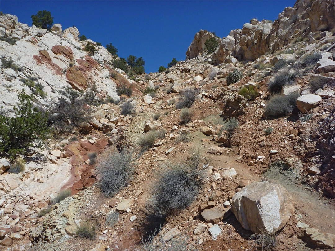 Steep part of the trail