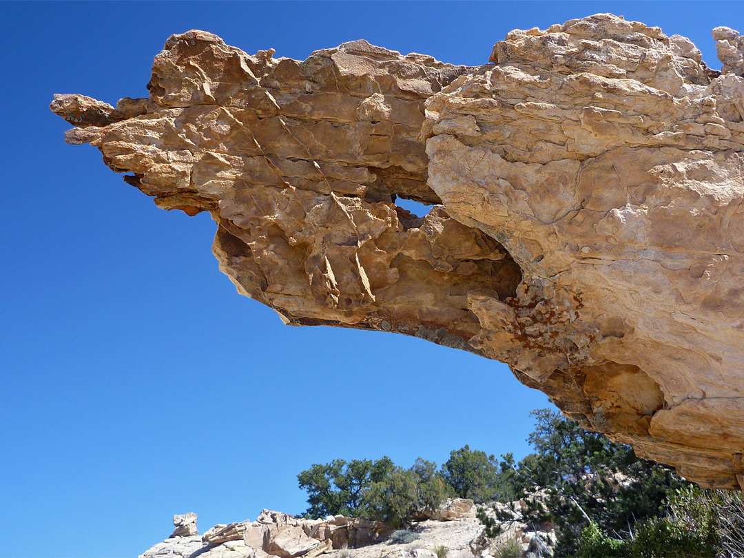 Sandstone protrusion