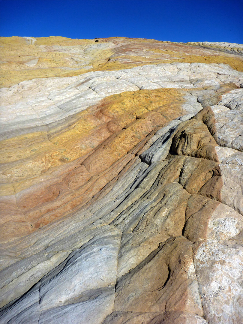 Multicolored slickrock