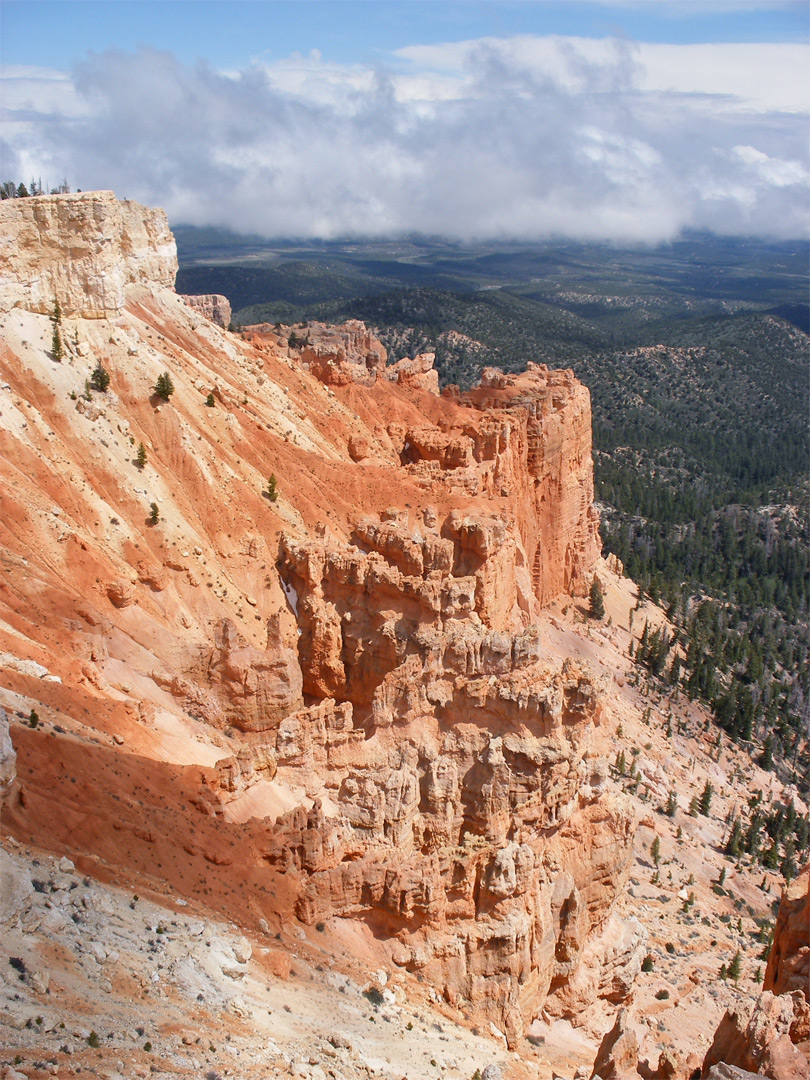 Edge of the plateau at Yovimpa Point