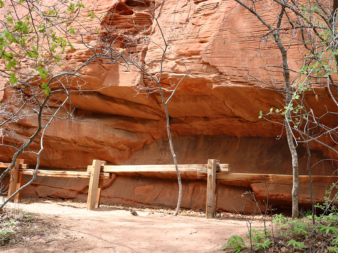 Fence at the rock art site