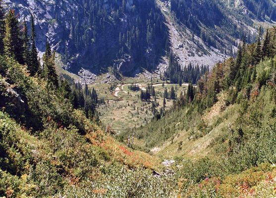 Ravine above Death Canyon