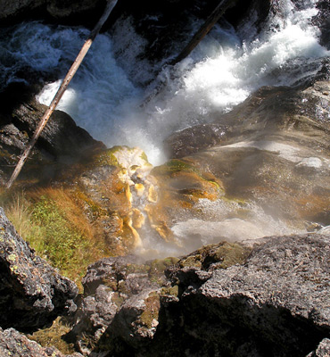 Hot spring next to Mystic Falls