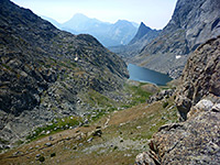 Rocky slopes above  Arrowhead Lake