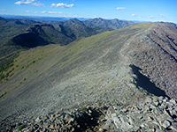 View north from the summit