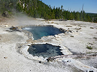 Sinter bridge across Bat Pool