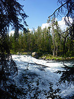 Whitewater at Bechler Falls