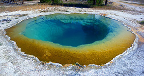 Deep blue pool