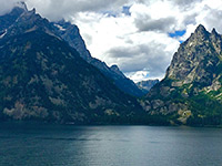 Cascade Canyon and Jenny Lake