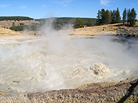 Wide view of Churning Cauldron