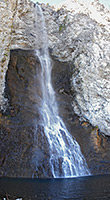 197 foot high Fairy Falls