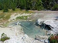 Greenish grey pool