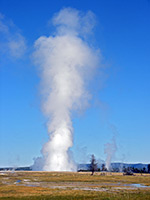 Steam plume