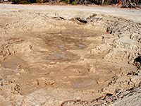Bubbling mud