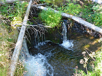 Logs and waterfall