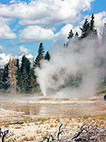 Steam from Grand Geyser