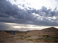 Camping near the monument