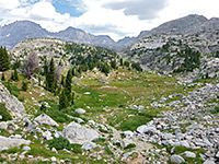 Rocks and meadows