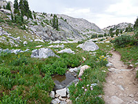 Granite along the Indian Pass Trail