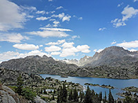 Clouds above Island Lake