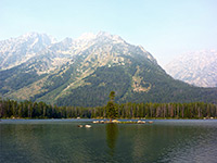 Island in Leigh Lake