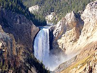 Top of Lower Yellowstone Falls