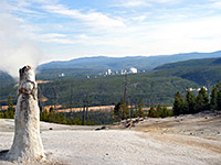 Monument Geyser - view north