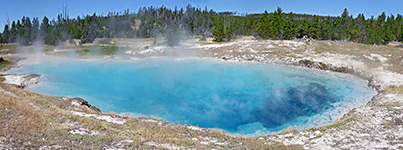 Large turquoise pool