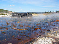 Terraces below Red Terrace Spring