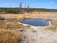 Circular hot pool