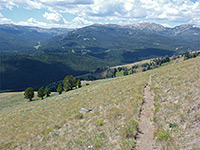 Path across the hillside