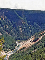 Yellowstone River canyon