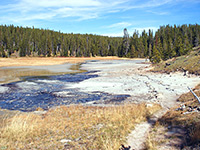 Trail through the basin