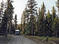 Campsite in the Targhee National Forest