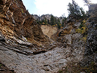 Canyon above the spring