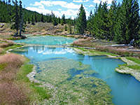 Turquoise pools