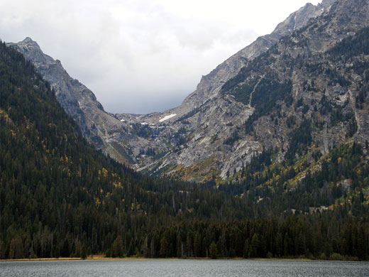 Avalanche Canyon, due west of Taggart Lake