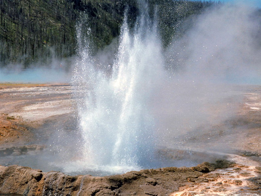 Cliff Geyser in Black Sand Basin