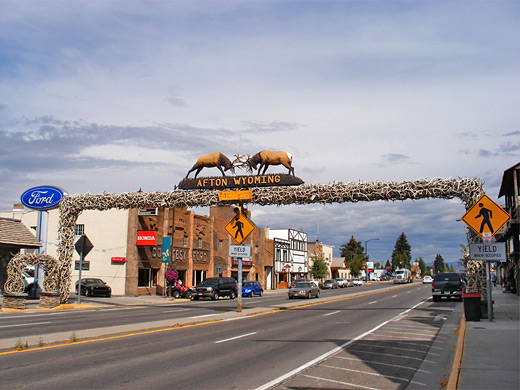 Elkhorn arch in Afton